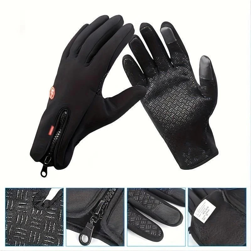 🎁Windproof Touchscreen Winter Gloves – Thermal Warmth for Men & Women