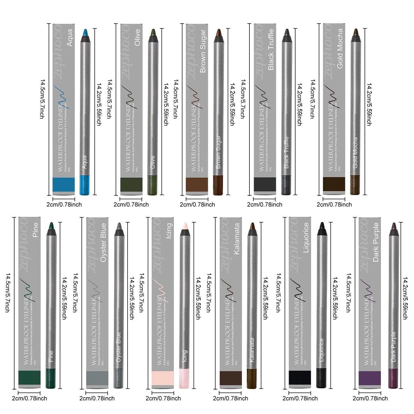 ⏰Christmas-70%OFF🔥1440-Longwear Eyeliner Lightweight Eyeliner Makeup Color Cosmetic