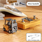 🔥BRRRRT🔧 1/64 Mini RC Construction Trucks Set with Lights, Sounds & Full Detail