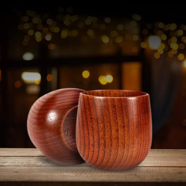 🎁Handmade and Charred Drinking Vessel -Original Wooden Bourbon Drinking Glass